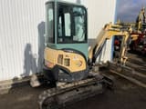 2015 Yanmar VIO25-4 mini excavator, front three-quarter view