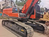 2024 Doosan DX225LCA crawler excavator, side view