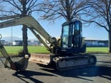 2006 Yanmar SV100 mini excavator, side profile view