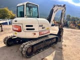 2007 Bobcat 442 crawler excavator rear three-quarter view