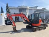 2016 Kubota U55-4 mini excavator, side profile view