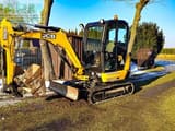 2017 JCB 8026 CTS mini excavator, side view