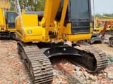 2019 Komatsu PC160 crawler excavator, front three-quarter view