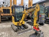 2022 Caterpillar 301.8-05A mini excavator, front three-quarter view