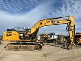 2015 Caterpillar 336E crawler excavator side view