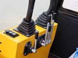 APS OKW12 mini excavator interior control levers