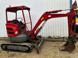 2017 Volvo ECR25D mini excavator, side view