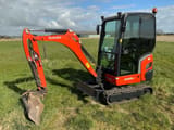 2021 Kubota KX019-4 mini excavator, side view