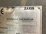 2008 Hitachi ZX350LCN-3 identification plate