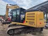 2018 Caterpillar 326FL crawler excavator, side view