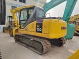 2017 Komatsu PC130-7 crawler excavator, rear three-quarter view