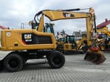 2019 Caterpillar M314F wheel excavator, side profile view