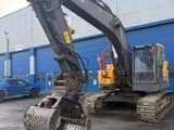 2019 Volvo ECR235E crawler excavator, front three-quarter view