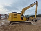 2016 Caterpillar 323FL crawler excavator, side view