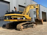 2003 Caterpillar 345BL crawler excavator, rear three-quarter view