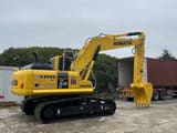 2023 Komatsu PC210LC crawler excavator, rear three-quarter view