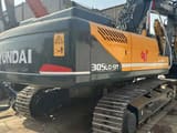 2021 Hyundai 305LC-9T crawler excavator, rear three-quarter view