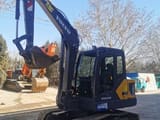 2025 Volvo EC55D mini excavator, side view
