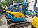 2023 Kubota U-30 mini excavator, rear three-quarter view