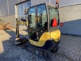 2017 Yanmar SV18 mini excavator rear three-quarter view