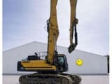 2017 Hyundai HX520L demolition excavator, side profile view