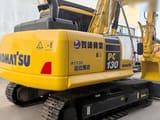2023 Komatsu PC130 crawler excavator, rear three-quarter view