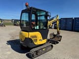 2020 Yanmar SV18 mini excavator, front three-quarter view