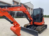 2022 Kubota U50-4 mini excavator, side view