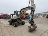 2013 Wacker Neuson 6503-2 wheel excavator, side view