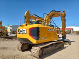 2021 JCB 140X LC crawler excavator, rear three-quarter view
