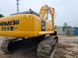 2018 Komatsu PC300-7 crawler excavator, rear three-quarter view