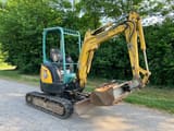 2013 Yanmar VIO25-4 mini excavator, side view
