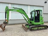 2013 Kubota U55-4 mini excavator, side profile view