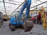2012 Terex TC48 mini excavator, front three-quarter view