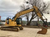 2018 Caterpillar 325F L crawler excavator, side view