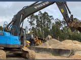 2013 Volvo ECR235DL crawler excavator, rear three-quarter view