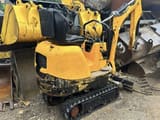 2013 JCB 8008 CTS mini excavator, rear three-quarter view