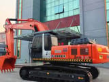 Hitachi Zaxis 350H crawler excavator, side view