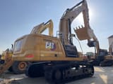 2024 Caterpillar 336GC crawler excavator, rear three-quarter view