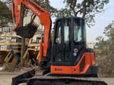 2018 Hitachi ZX50U-2 mini excavator, side profile view