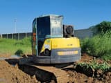 2022 Yanmar VIO75 mini excavator rear view
