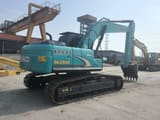 2023 Kobelco SK200D crawler excavator, rear three-quarter view