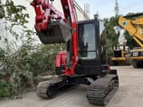 2015 Yanmar VIO55-5B mini excavator, front view