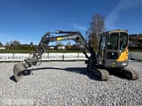 2018 Volvo ECR58D mini excavator side view