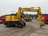 2007 Komatsu PW160-7H wheel excavator side view