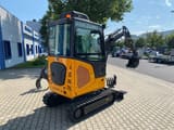 Berger Kraus BK2800ASR mini excavator, rear three-quarter view