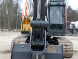 2020 Volvo EC220E crawler excavator, front view of bucket and boom