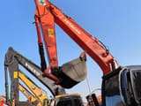 2024 Hitachi ZX130 crawler excavator boom and bucket view
