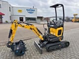 2025 New Holland E12D mini excavator, side view