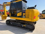 2020 Komatsu PC110 crawler excavator, rear three-quarter view
